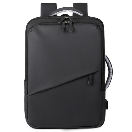 Computer Large Capacity Charging Port Short Business Backpack
