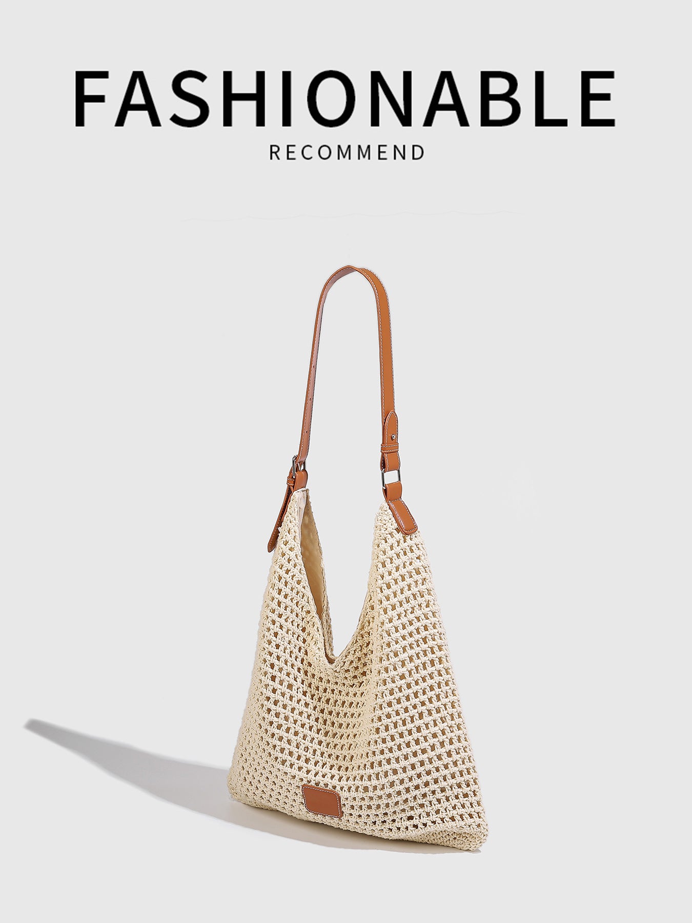 Vacation Beach Woven Fashion Hollow Knitted Large Bags