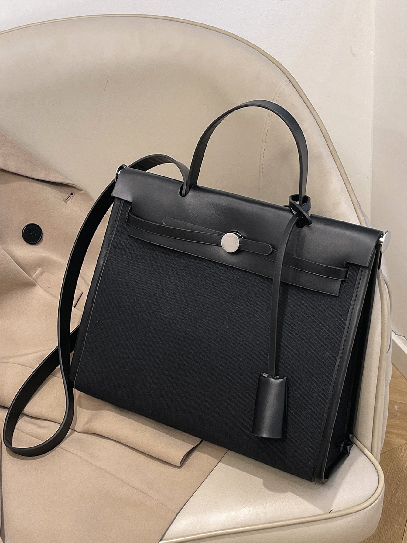 Women's Fashion Kelly Canvas High-grade Retro Trendy Bags
