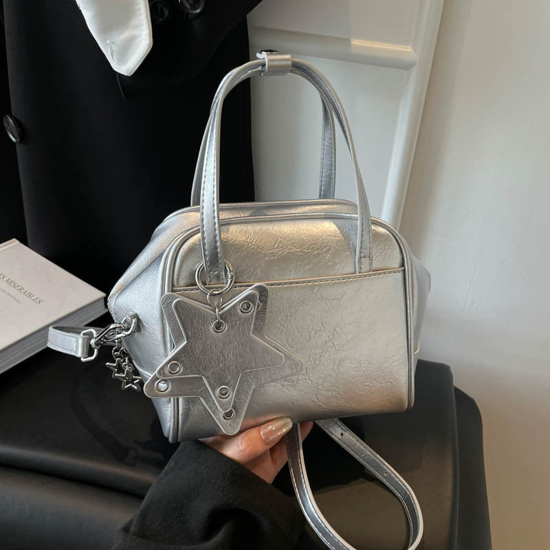 Korean Style Niche Macron Color Lightweight Trendy Shoulder Bags