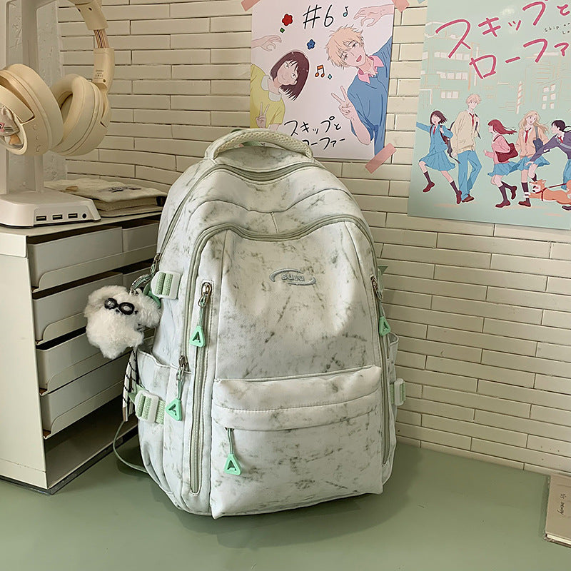 Capacity Campus Female Korean Junior High Simple Backpacks