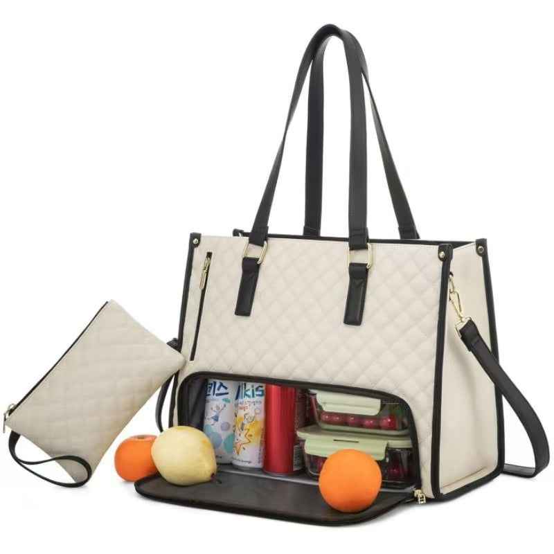 Women's Lunch Combination Large Insulation Box Computer Bags