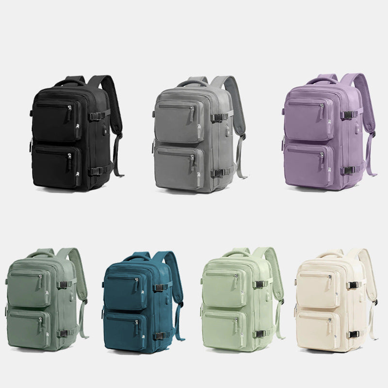 Large Capacity With Vacuum Storage Layer Commuter Leisure Backpack