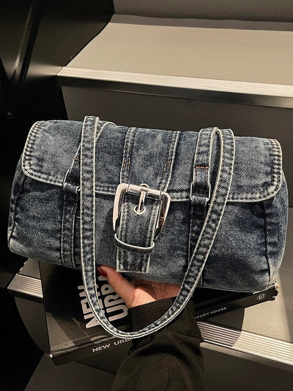 Women's Denim Hand Carrying Boston Autumn High-grade Bags
