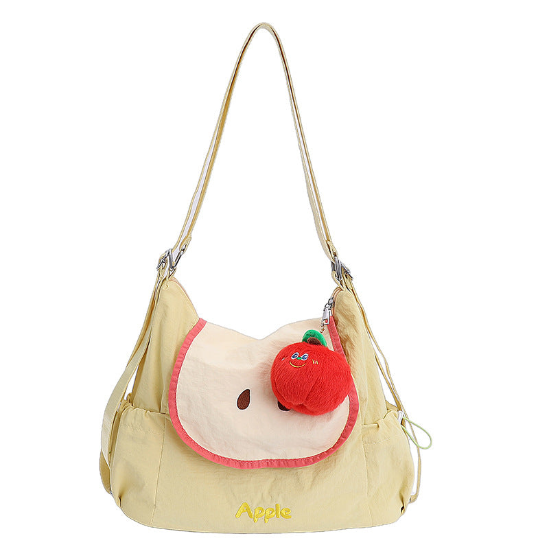 Women's Idle Style Fashion Crescent Dumpling Simple Solid Color Women's Shoulder Bag