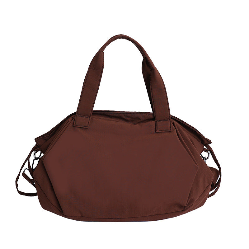 Women's Portable Korean Cloth Nylon Drawstring Bucket Bags