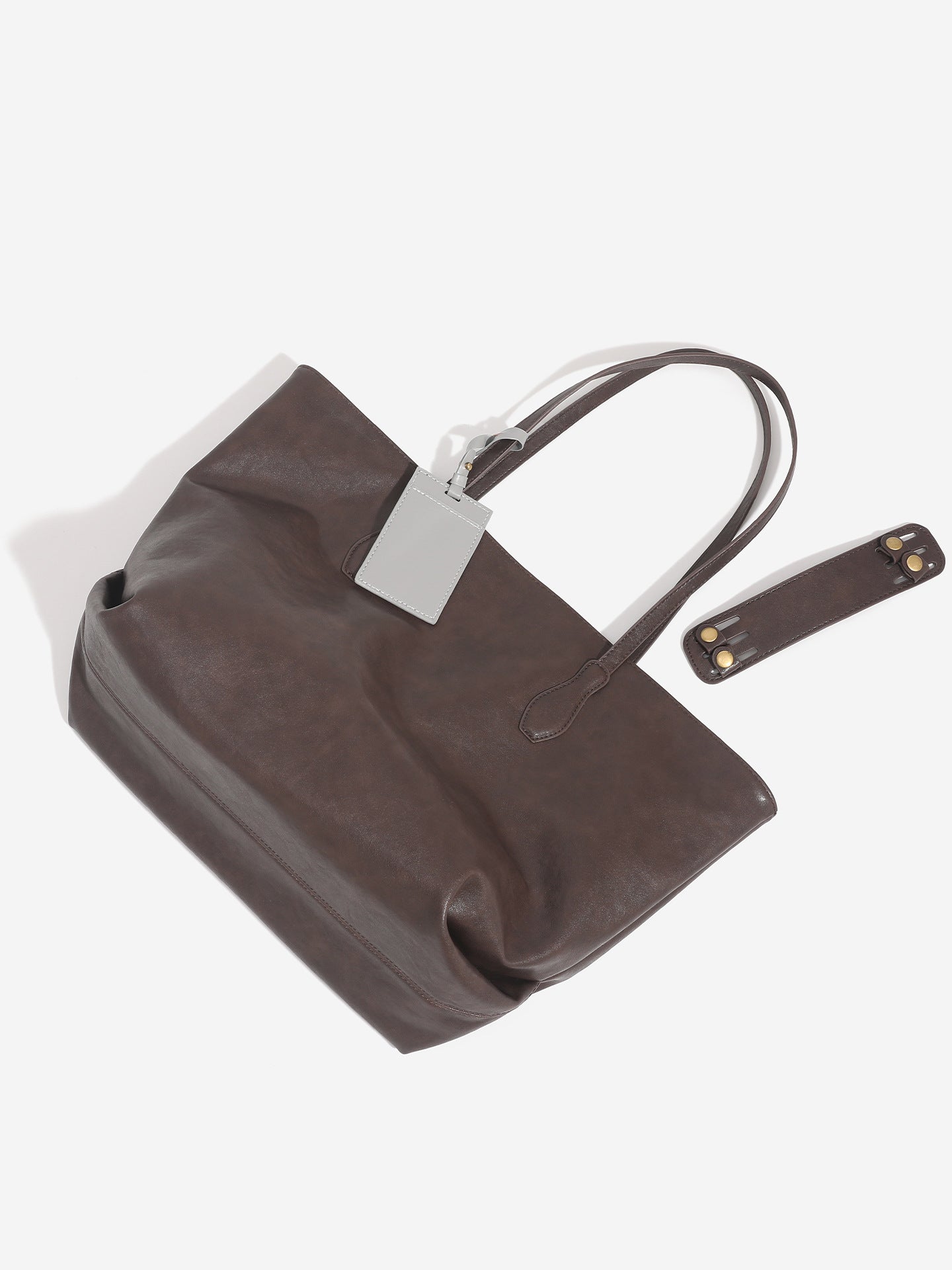 Leather With Female Large Capacity Korean Version Tote Bag
