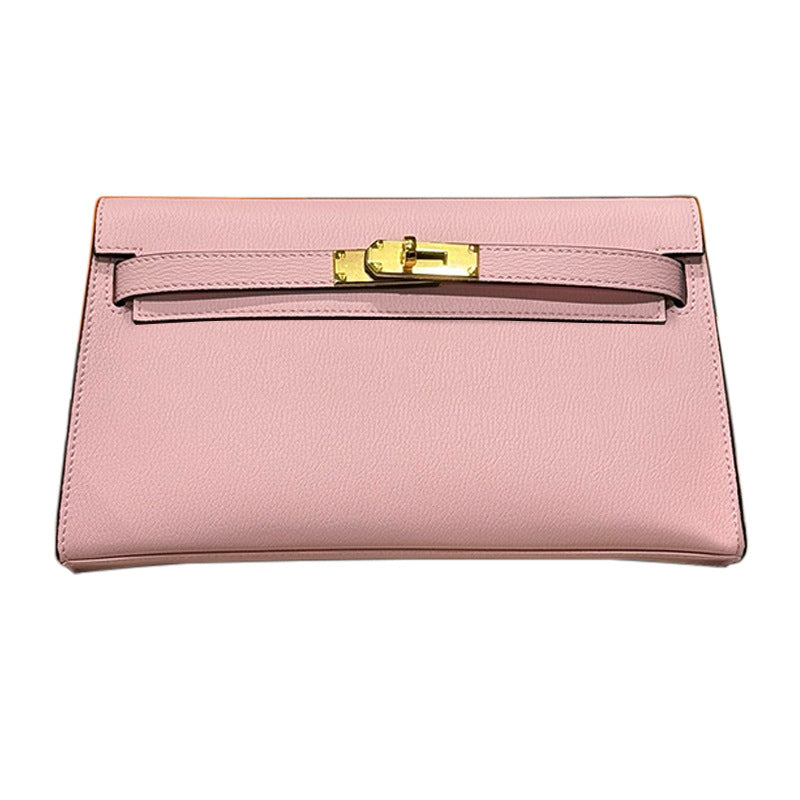 Kelly Underarm High-grade Horizontal Genuine Leather Retro Fashion Women's Shoulder Bag