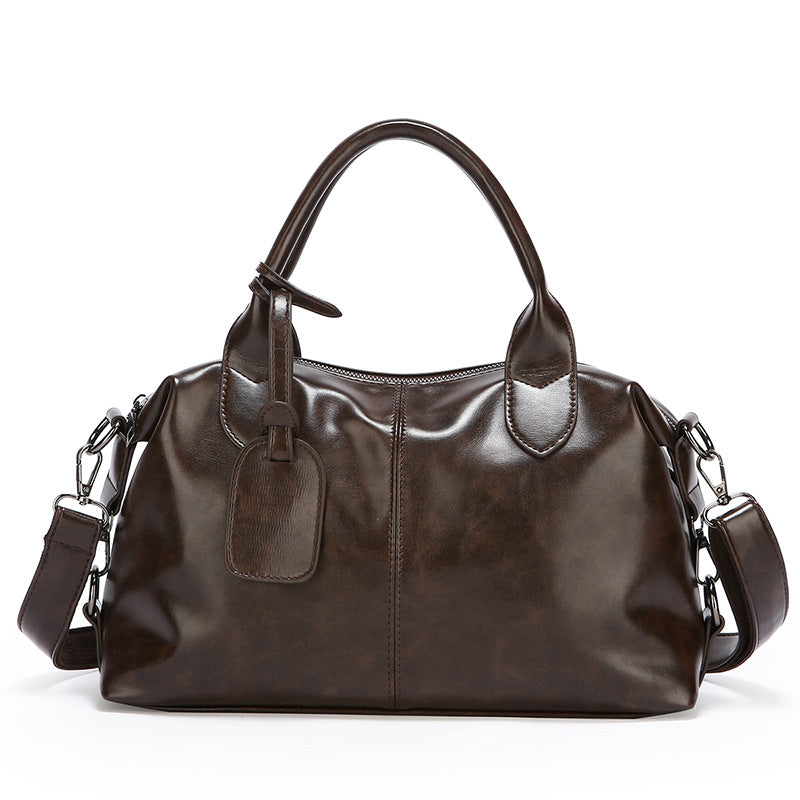 Women's Large Capacity Mom Boston Portable Commuter Women's Handbag
