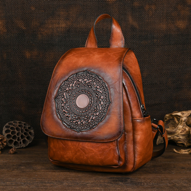 Women's Retro Style Trendy Ethnic Design Artistic Travel Bags