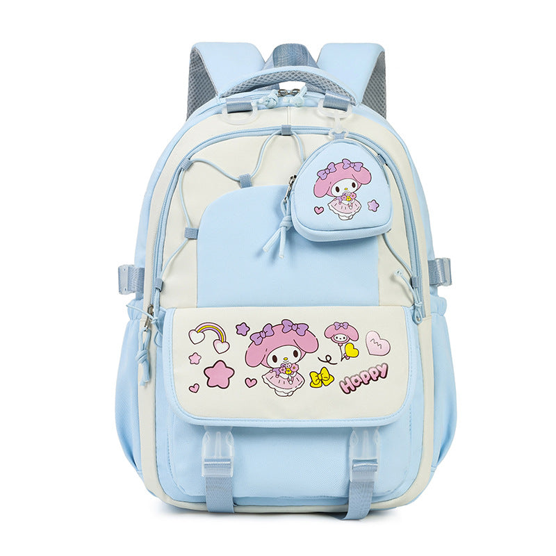 Matching Cross Rope Pencil Badge Female Large Capacity Commuter Backpacks