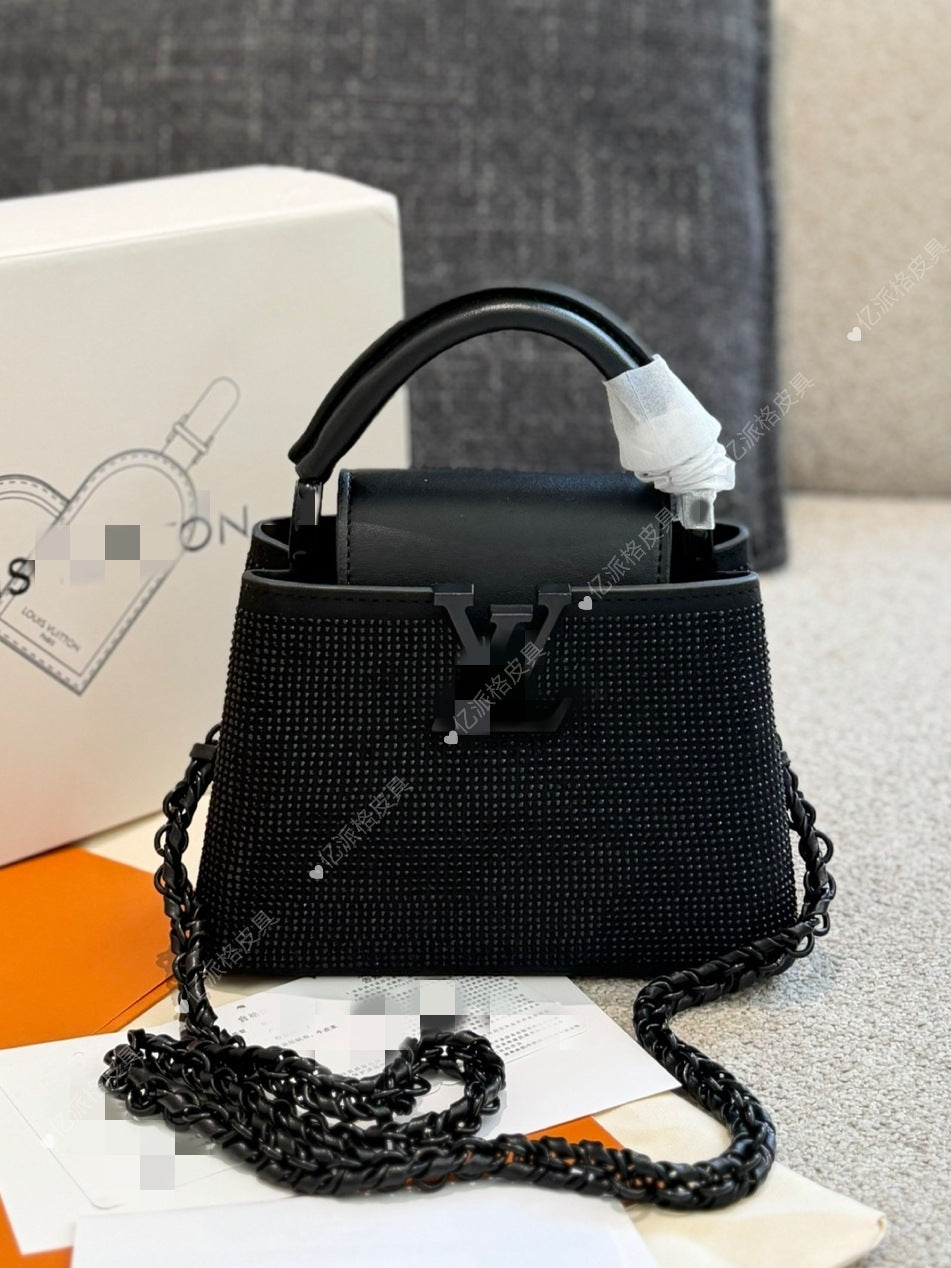 Women's Classic Donkey Fashionable Hot Rhinestone Lady High-grade Sense Women's Messenger Bag