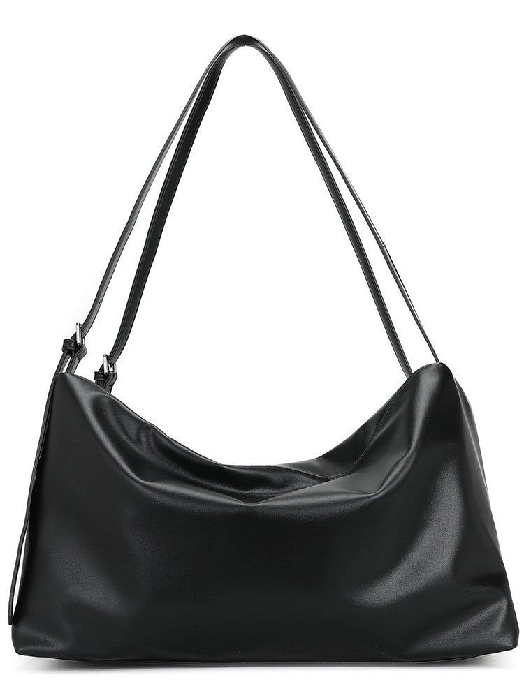 Black Warrior Soft Leather Large Capacity Commuter Adjustable Bags