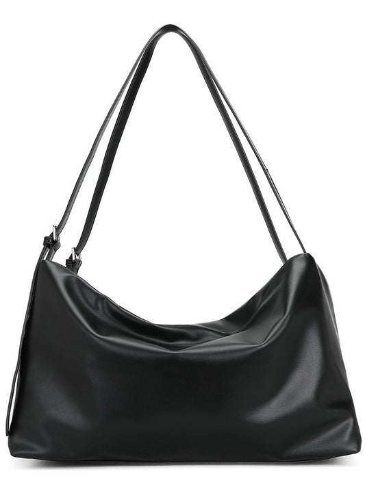 Black Warrior Soft Leather Large Capacity Commuter Adjustable Bags
