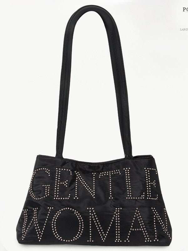 Women's Deerskin Veet Rhinestone Vegetable Basket Texture Bags