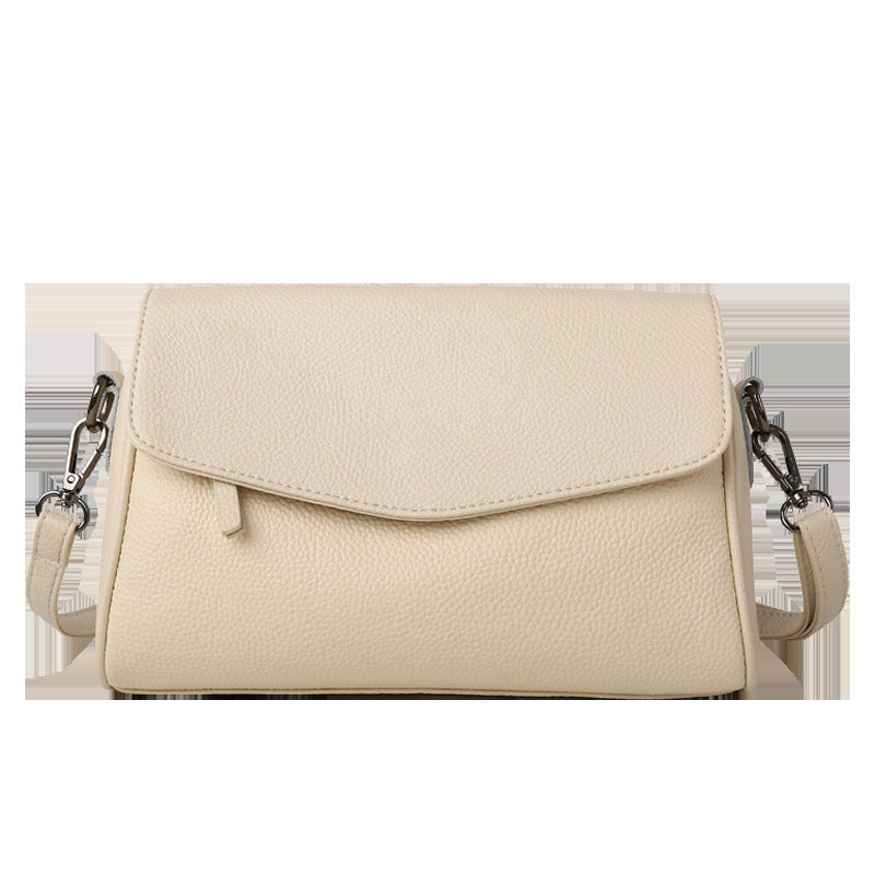 Women's Layer Cowhide Fashion Genuine Leather Mother Large Capacity Small Square Bags