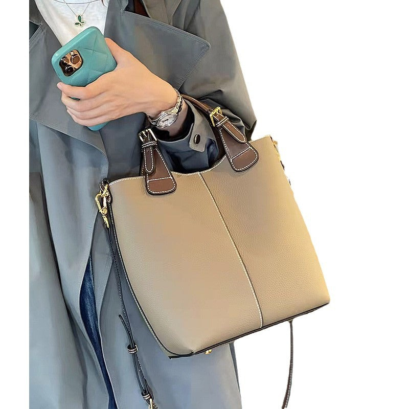 Women's Top Layer Cowhide High-grade Large Capacity Bags