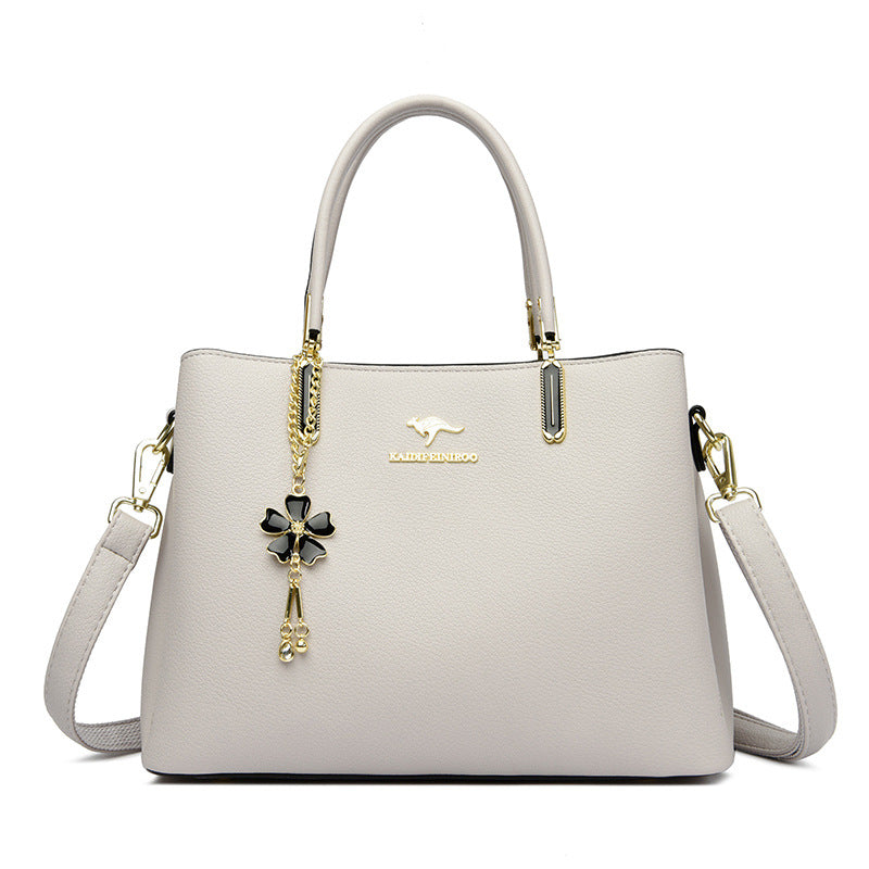 Women's Fashion Business Retro High-grade Multi Compartment Bags