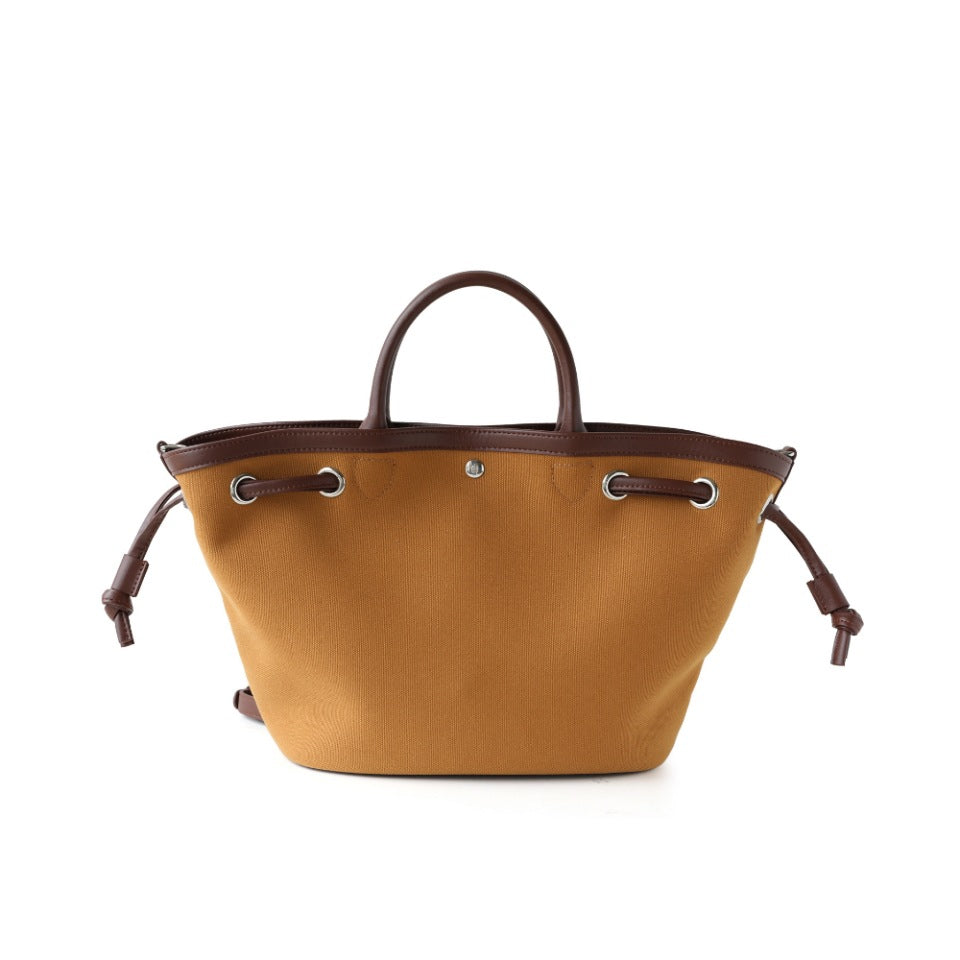 Women's Design High Texture Minimalist Klein Blue Canvas Vegetable Handbags