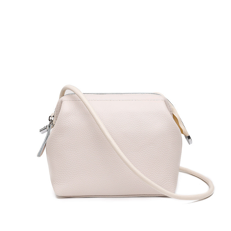 Women's Counter Quality Retro Minority Mobile First Layer Cowhide Women's Messenger Bag