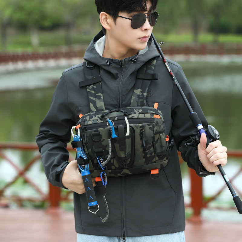Pretty Multifunctional Detachable Fishing Waterproof Vest Sports Backpack