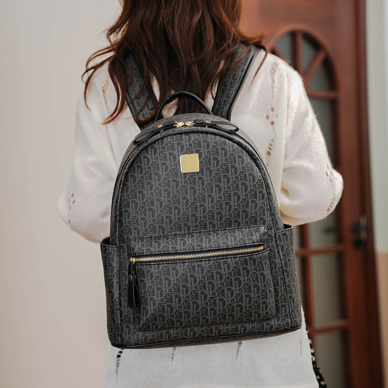 Women's Fashion Versatile Korean Style Large Capacity Leisure Backpack