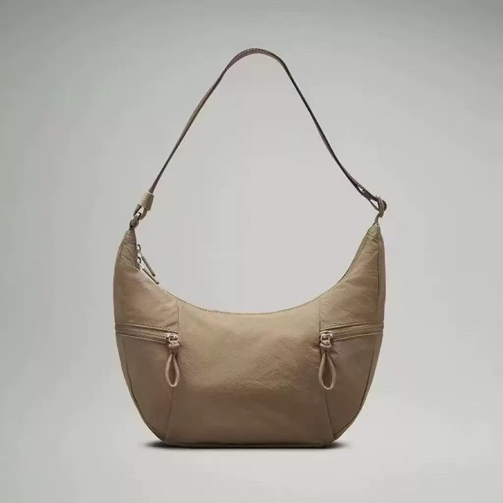 Elegant Durable Croissant Large Capacity Underarm Bags