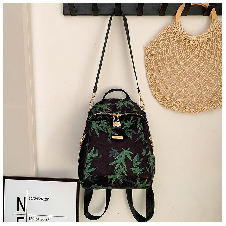 Women's National Style Bamboo Leaf Light Luxury Ethnic Fashion Leisure Backpack