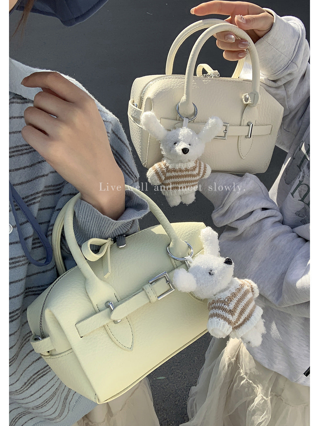 Women's Korean Style Fashion Carrying Summer Pillow Handbags