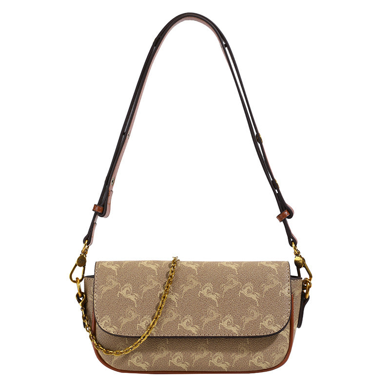 Women's Advanced Texture Trendy Home Underarm Chain Women's Messenger Bag