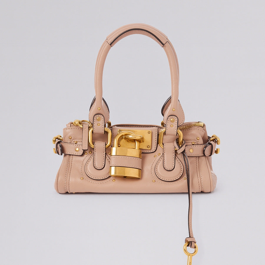 Women's Chinese Style Retro Easy Matching Chloe Paddington Rivet Pillow Bags