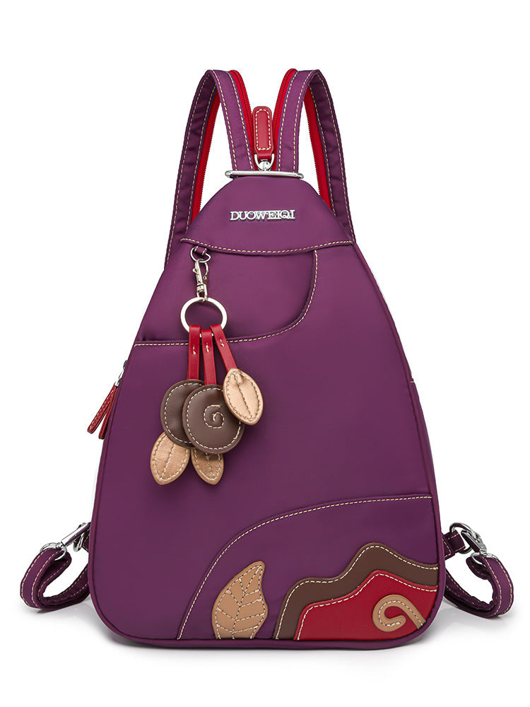 Capacity Retro Simple For Going Out Trendy Korean Women's Backpack
