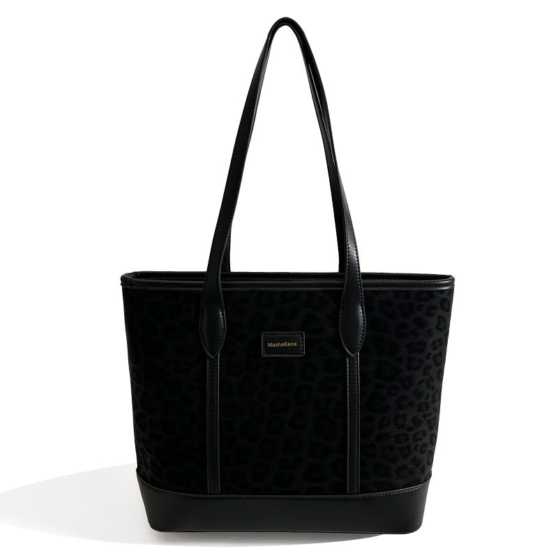 Retro Suede Stiff Three-dimensional High Sense Large Capacity Women's Shoulder Bag