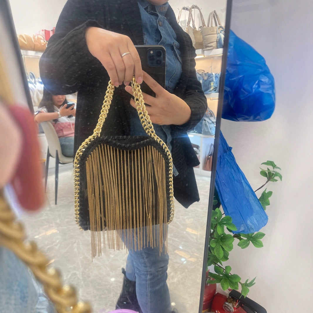Slouchy Graceful Charming Chain Tassel Fashion Women's Messenger Bag