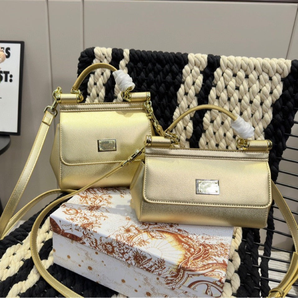 Women's Commuter Hand Palm Print Fashion Workplace Mini Women's Handbag