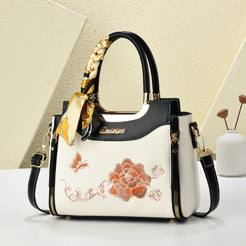 Women's Chinese Style Mother's Day Embroidered Large Bags