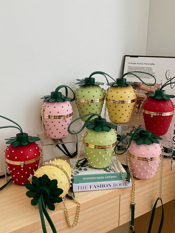 Women's Summer Strawberry Creative Korean Style Fun Cute Bags