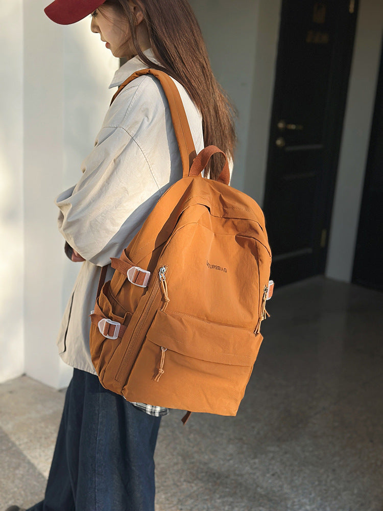 Korean Style Simple Lightweight Niche Trendy Early Leisure Backpack