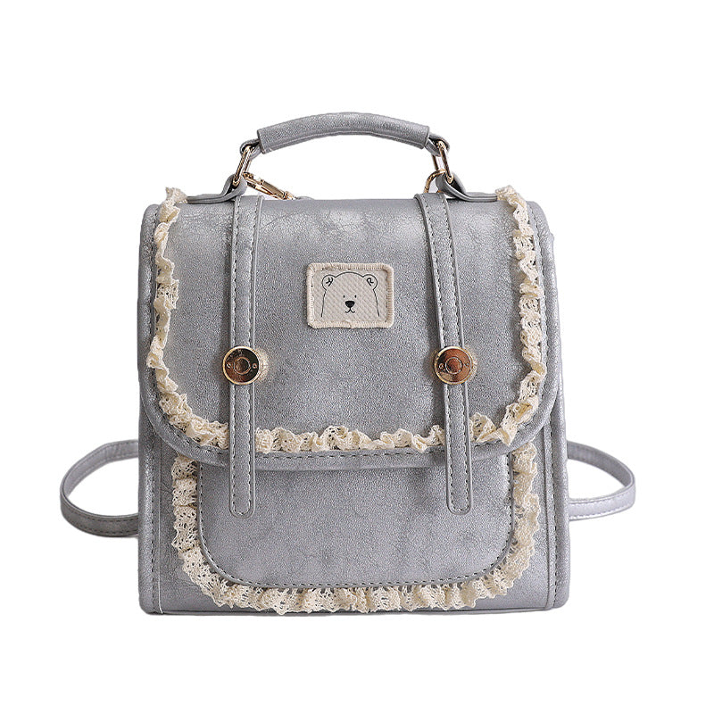 Women's College Style Niche Sweet Lace Fashionable Women's Backpack