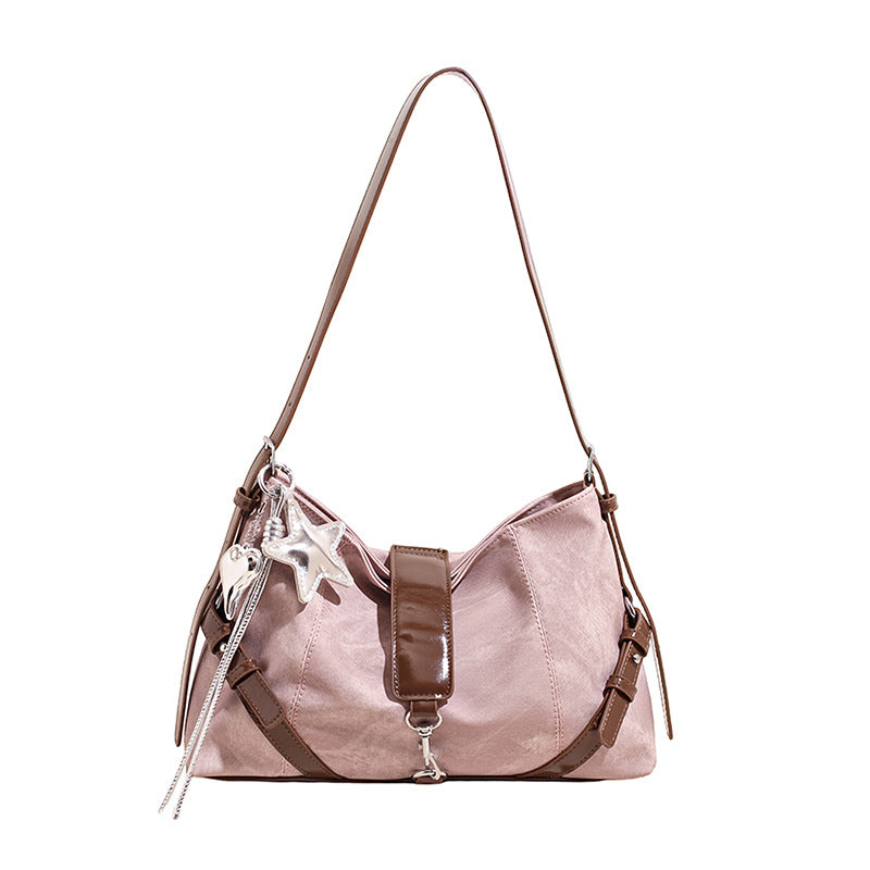 Sense Niche Stitching Western Style Large Tote Bags