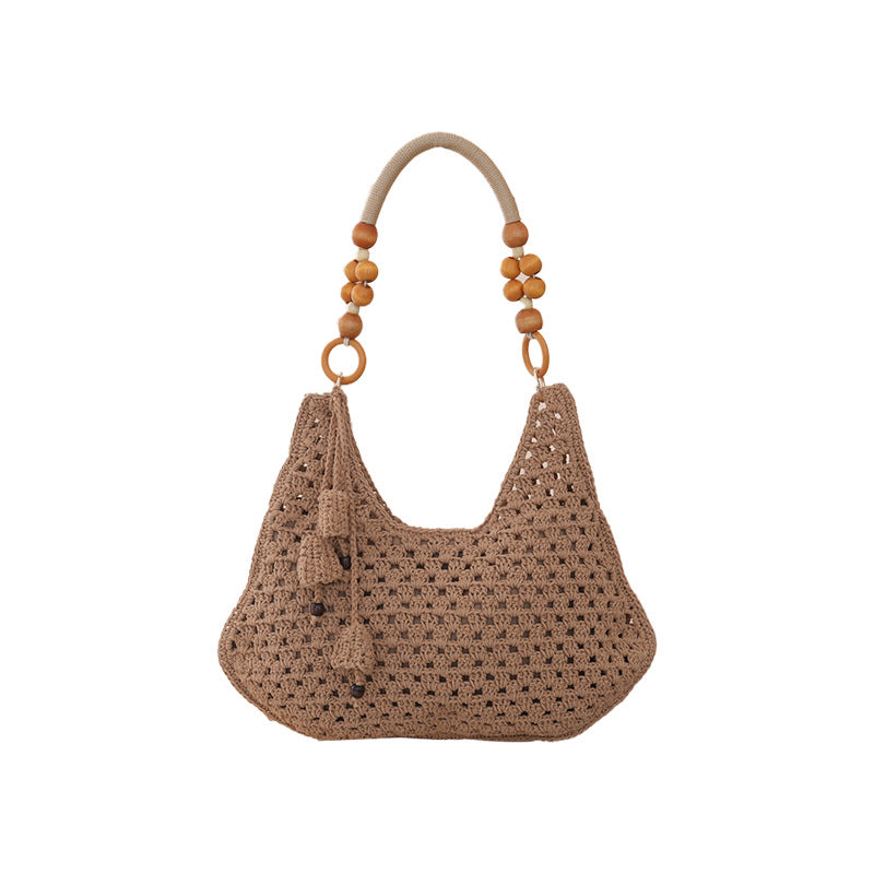 Women's Woven Spring Idle Style Hollow Underarm Women's Handbag