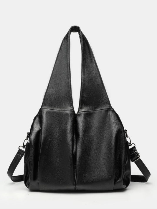 Niche High-grade Vintage Large Capacity Soft Leather Portable Tote Bags