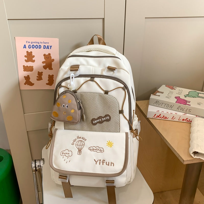 Color Cute Lightweight Large Capacity Versatile Backpacks