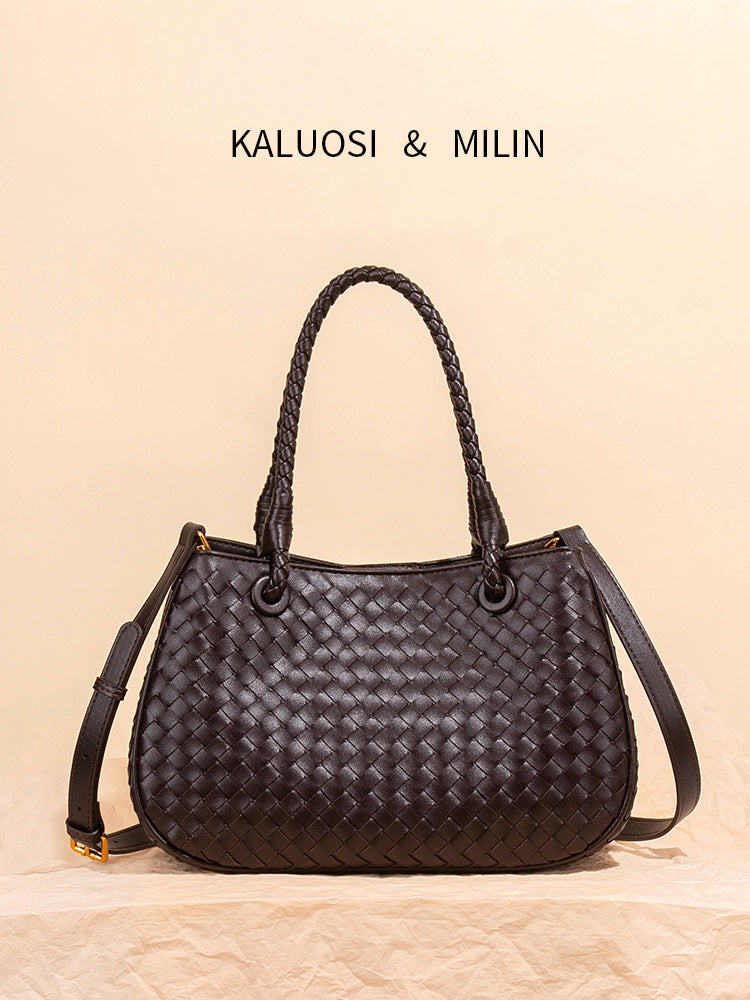 Woven Simple Old Money Style Portable Vegetable Bags