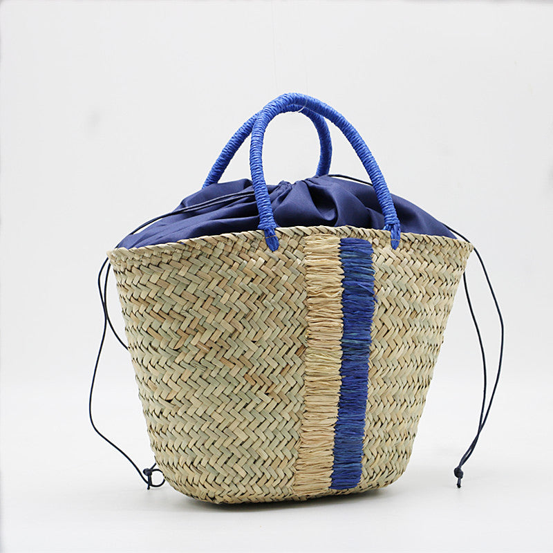 Women's Craft Aquatic Plants Portable Blue Black Women's Handbag