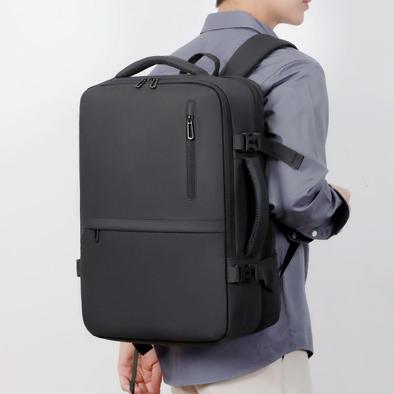 Creative Men's Expansion Waterproof Portable Commuter Business Backpack
