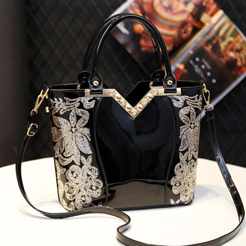 Women's Fashionable Trendy Texture Temperamental Mother Women's Handbag