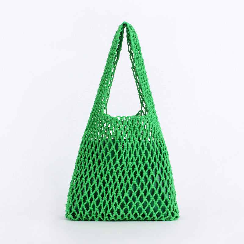 Net Pocket Hand-woven Candy Fashion Daily Women's Shoulder Bag
