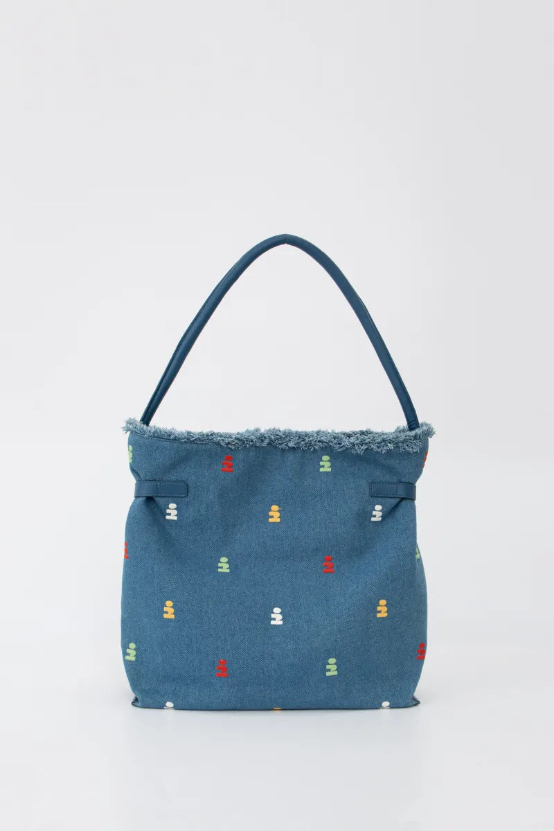 Imagination Straw Commuter Large Capacity Canvas Portable Tote Bag