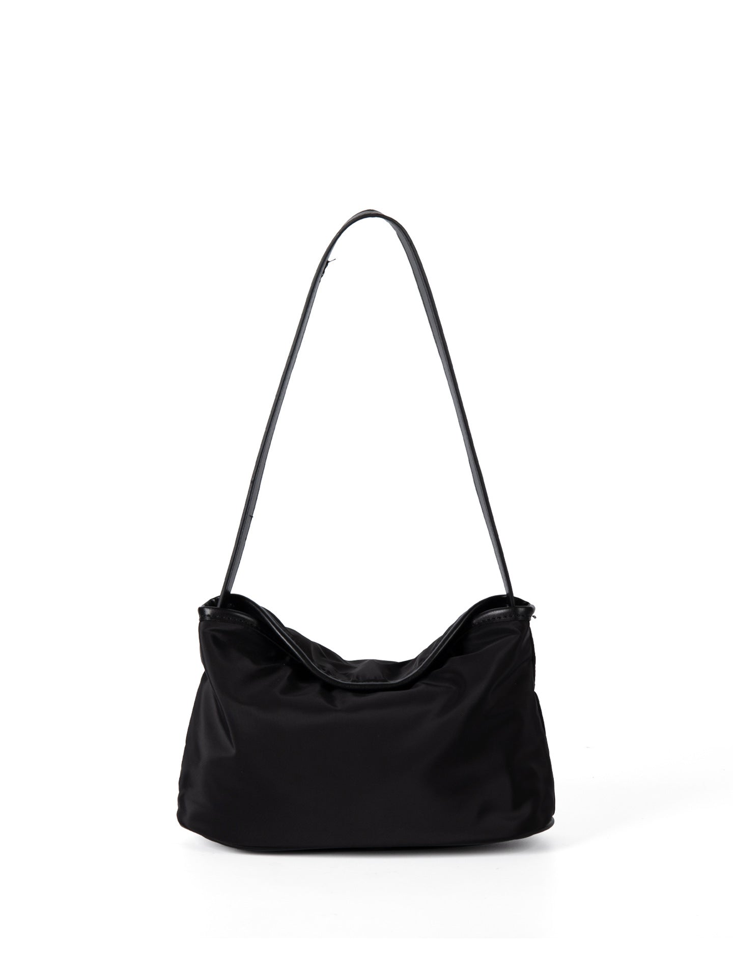 Women's Style Minimalist Solid Color Nylon Material High-grade Fashion Shoulder Bags